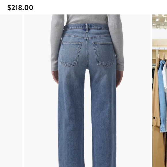 AGOLDE Harper Wide Leg Jeans (Flash) - Picture 2 of 2